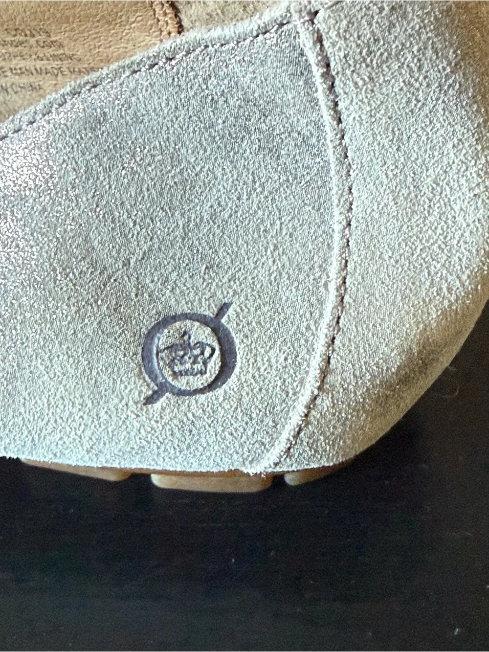 Born Silver Metallic Suede Genuine Leather Loafers